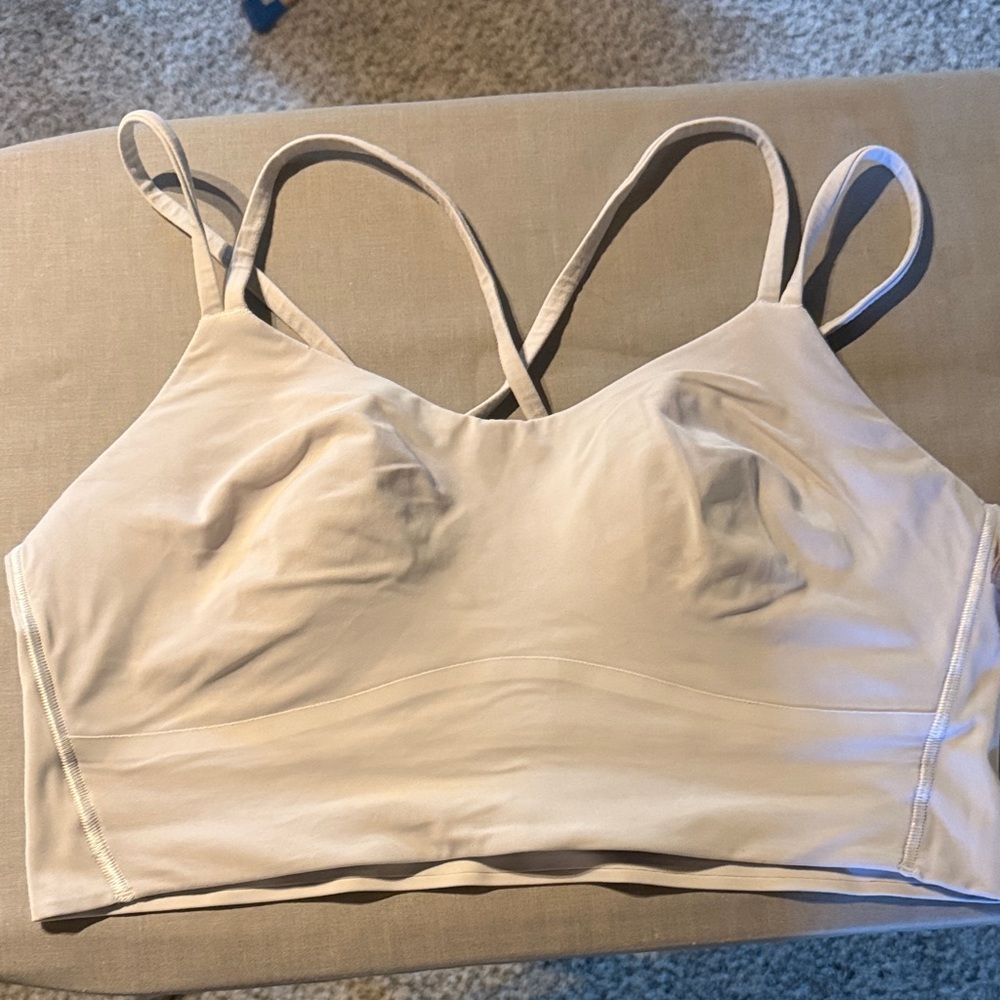 Lululemon Athletica Beige Strappy Sports Bra